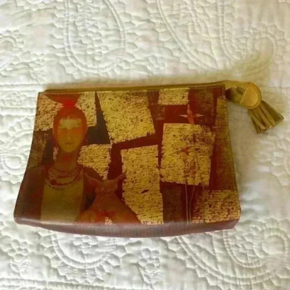 jeon los angeles russian red  makeup bag - Picture 1 of 5